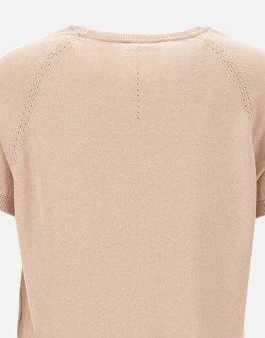 KANGRA Maglia in cotone BEIGE Donna 