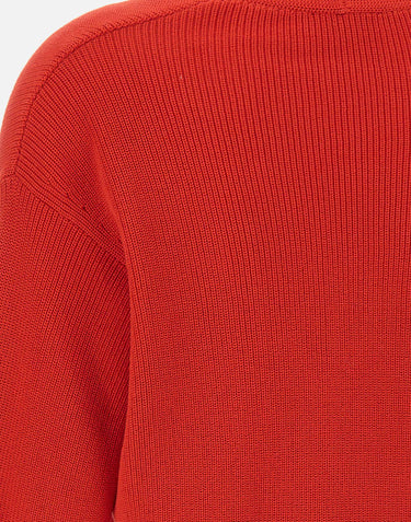 KANGRA Cardigan con frange RED Donna 