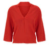 KANGRA Cardigan con frange RED Donna 