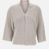 KANGRA Cardigan con frange GREY Donna 