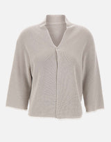 KANGRA Cardigan con frange GREY Donna 