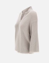 KANGRA Cardigan con frange GREY Donna 