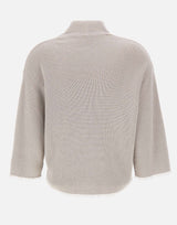 KANGRA Cardigan con frange GREY Donna 