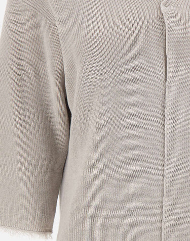 KANGRA Cardigan con frange GREY Donna 