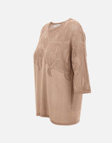 KANGRA Maglia in cotone BEIGE Donna 