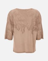 KANGRA Maglia in cotone BEIGE Donna 
