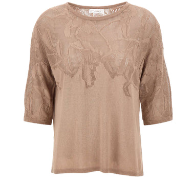 KANGRA Maglia in cotone BEIGE Donna 