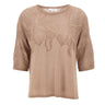 KANGRA Maglia in cotone BEIGE Donna 