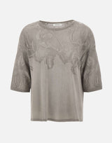 KANGRA Maglia in cotone GREY Donna 