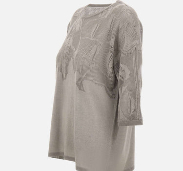 KANGRA Maglia in cotone GREY Donna 