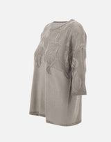 KANGRA Maglia in cotone GREY Donna 