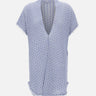 KANGRA Cardigan lungo punzonato Light Blue Donna 
