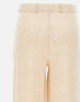 KANGRA Pantaloni palazzo in maglia BEIGE Donna 