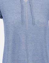 KANGRA Maglia a maniche corte in vanisé Light Blue Donna 