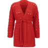 KANGRA Cardigan in cotone RED Donna 