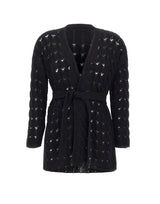 KANGRA Cardigan in cotone BLACK Donna 