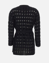 KANGRA Cardigan in cotone BLACK Donna 
