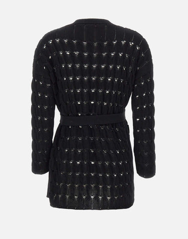 KANGRA Cardigan in cotone BLACK Donna 
