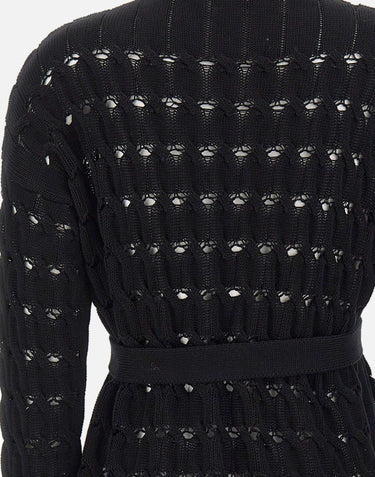 KANGRA Cardigan in cotone BLACK Donna 