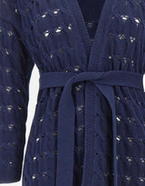 KANGRA Cardigan in cotone BLUE Donna 