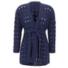 KANGRA Cardigan in cotone BLUE Donna 