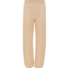 KANGRA Pantaloni in maglia traforata BEIGE Donna 