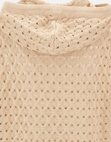 KANGRA Maglia smanicata con cappuccio BEIGE Donna 
