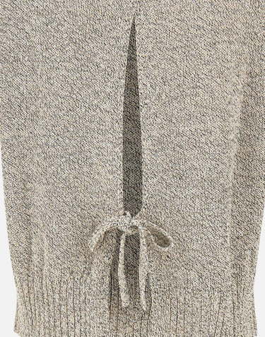 KANGRA Maglia smanicata con paillettes GREY Donna 
