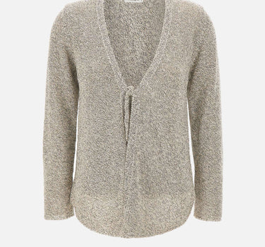 KANGRA Cardigan con paillettes GREY Donna 
