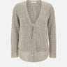KANGRA Cardigan con paillettes GREY Donna 