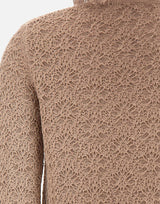 KANGRA Cardigan in cotone BROWN Donna 