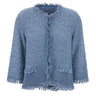 KANGRA Cardigan in cotone Light Blue Donna 