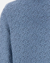 KANGRA Cardigan in cotone Light Blue Donna 