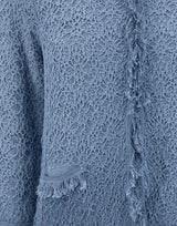KANGRA Cardigan in cotone Light Blue Donna 
