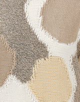 KANGRA Maglia patchwork smanicata BEIGE Donna 