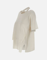 KANGRA Maglia in cotone WHITE Donna 