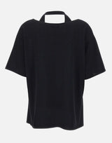 KANGRA Maglia in cotone BLACK Donna 