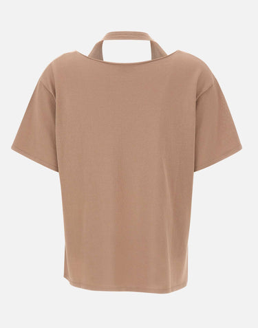 KANGRA Maglia in cotone BROWN Donna 