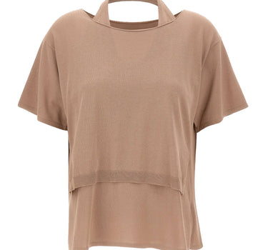 KANGRA Maglia in cotone BROWN Donna 