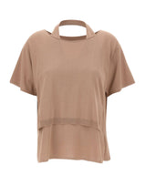 KANGRA Maglia in cotone BROWN Donna 