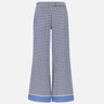 KANGRA Pantaloni in viscosa stretch BLUE Donna 