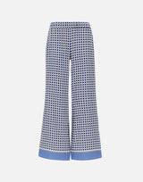 KANGRA Pantaloni in viscosa stretch BLUE Donna 
