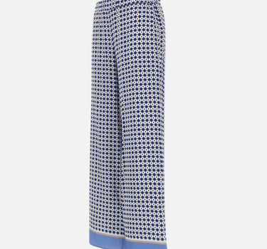 KANGRA Pantaloni in viscosa stretch BLUE Donna 