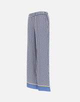 KANGRA Pantaloni in viscosa stretch BLUE Donna 