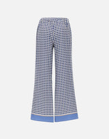 KANGRA Pantaloni in viscosa stretch BLUE Donna 
