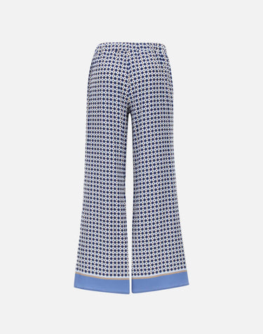 KANGRA Pantaloni in viscosa stretch BLUE Donna 