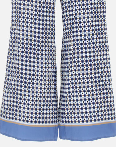 KANGRA Pantaloni in viscosa stretch BLUE Donna 