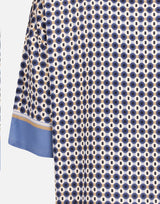 KANGRA Blusa in viscosa BLUE Donna 