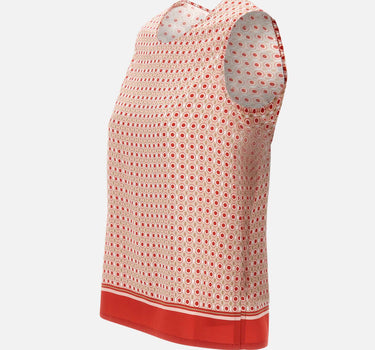 KANGRA Top  in viscosa RED Donna 