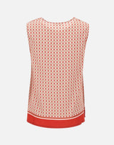 KANGRA Top  in viscosa RED Donna 